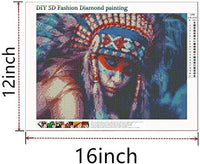 Halloween Decorations DIY 5D Diamond Painting by Number Kits Full Drill Rhinestone Pictures Painting Arts Craft for Home Wall Decor (12” x 10”,Halloween Pumpkin) - Arteztik
