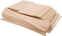 Sax 407055 Balsa, madera en bolsa económica, placas de 1/2 pie, varios tamaños - Arteztik

