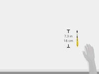 RGM - Cuchillo de paleta de agarre suave, amarillo, 40 (RGR040) - Arteztik
