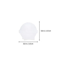 Milisten 10 moldes redondos de silicona epoxi de resina para hacer joyas, velas, jabón, bombas de baño, manualidades, 0.787 in - Arteztik
