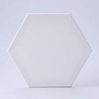 Juego de 3 tablas de lienzo hexagonales para pintar, lienzo de algodón con pintura al óleo y marcos de madera suave, kit de arte ideal para regalo (diámetro de 40 pulgadas) - Arteztik
