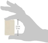 Darice Pie en forma rectangular (50 piezas) – La madera sin terminar es fácil de pintar, manchar, embellecer – Perfecto para proyectos de arte y manualidades – Cada pieza mide 2.08 x 1.37 pulgadas, 0.118 in T, natural, 50 unidades - Arteztik
