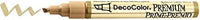 Uchida of America 350-CGLD DecoColor Premium - Bolígrafo de punta biselada (3 unidades), color dorado - Arteztik

