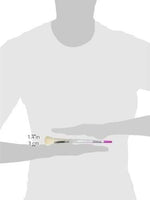 Cepillo para fregona de mezcla de color blanco de agarre suave de 3/4 de ancho. - Arteztik
