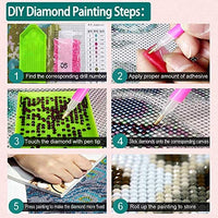 Kit de pintura NEILDEN 5D de diamantes, para adultos, para trabajos manuales, pintura de bordado con diamantes de imitación, pintura de punto de cruz, manualidades para decorar la pared del hogar, 30x40 cm - Arteztik
