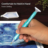 Bolígrafo de resina pintado a mano con diamantes, bordado de diamantes 5D bricolaje, hecho a mano, bolígrafo perforador de diamantes de fantasía, herramienta para coser y arte de uñas - Arteztik
