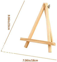 Azúcares portátil trípode de madera mesa caballete de visualización para Sketching Pintura pequeño Artista Caballete Fase Marco 9 inch 9-Inch 9 - Arteztik
