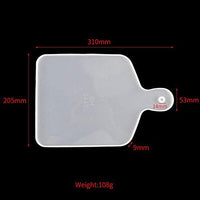 Molde de bandeja de resina, moldes de bandeja para resina epoxi, tabla de servir de resina de bricolaje, bandeja de servir de resina, ideal para decoración del hogar. - Arteztik
