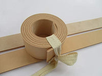 Correa de piel curtida Veg de 9 a 10 onzas, tira de cuero, correa de cuero, correa de piel natural en blanco de 51 a 55 pulgadas. (Beige Natural, 1 pulgada (0.984 in.) - Arteztik
