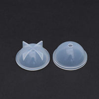Milisten 10 moldes redondos de silicona epoxi de resina para hacer joyas, velas, jabón, bombas de baño, manualidades, 0.787 in - Arteztik
