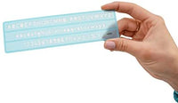 Westcott LetterCraft - Juego de normógrafo de plástico, 4 piezas (02145), Variados - Arteztik
