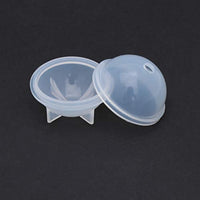 Milisten 10 moldes redondos de silicona epoxi de resina para hacer joyas, velas, jabón, bombas de baño, manualidades, 0.787 in - Arteztik
