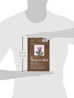 Strathmore (298-103 400 Series Watercolor Pad, 5.5"x8.5", 12 Sheets (Тwo Рack) - Arteztik
