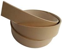 Correa de piel curtida Veg de 9 a 10 onzas, tira de cuero, correa de cuero, correa de piel natural en blanco de 51 a 55 pulgadas. (Beige Natural, 1 pulgada (0.984 in.) - Arteztik
