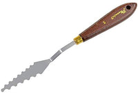 DerBlue Juego de 5 cuchillos de paleta de artista de acero inoxidable, espátula, paleta, cuchillo, rascador de mezcla, herramientas de arte delgadas y flexibles para pintura al óleo, mezcla acrílica, etc. - Arteztik
