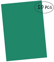 50 piezas de papel de transferencia de carbono de papel de trazado 11.7" × 8.3" para patrón de transferencia en madera, papel, lienzo (verde) - Arteztik
