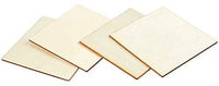 Recortes cuadrados de madera para manualidades, cuadrados de madera (4 x 4 pulgadas, 36 piezas) - Arteztik
