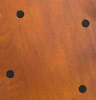 Luna Bean - Base de madera para plataforma, acabado semibrillante, para kits de fundición, placa de madera maciza, circular redonda de 6.0 in - Arteztik
