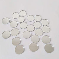 Azulejos de cristal redondos de mosaico para espejos, manualidades con espejo de cristal, círculo real, espejo de mesa, mosaico de espejo redondo - Arteztik
