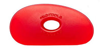 sherrill mudtools la forma 1 Costilla de polímero para cerámica y la arcilla Artistas, color rojo muy suave - Arteztik
