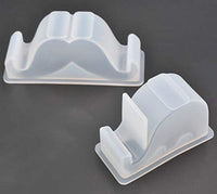 Soporte para teléfono móvil de silicona con forma de elefante y bigote, 2 unidades - Arteztik
