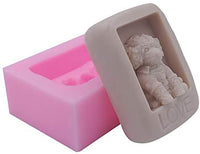 Moldes de silicona 3D para jabón de perro, moldes para velas de chocolate, pasteles, fondant, pasteles, perros, moldes - Arteztik
