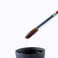 Transon Artist - Juego de 9 pinceles de acuarela redondos sintéticos para pintura acrílica, gouache, aceite, tempera, esmalte y pintura facial - Arteztik
