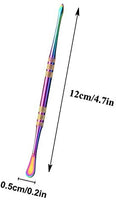 Terberl - Juego de 6 herramientas de tallado de cera, acero inoxidable, herramienta de tallado de cera, herramienta de tallado para manos, 4.7 in (plata) - Arteztik
