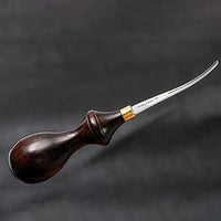 WUTA Beveler Pro - Cortador de bordes de piel (0.024 in, 1 pieza, kit de artesanía en cuero, mango de ébano DC53) - Arteztik
