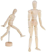 Maniquí de madera para artistas, para dibujar o dibujar, maniquí para dibujar - Arteztik
