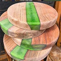 Resina de fundición de plástico profunda vertible de 3 galones de 2 pulgadas de grosor, especialmente diseñada para mesas de río y piezas de fundición grandes - Arteztik
