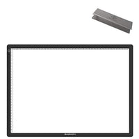 GAOMON GB4 - Caja de luz y clip de papel, almohadilla de luz ultradelgada de 5 milímetros, placa de trazado de arte USB para copia de bocetos y trabajos manuales - Arteztik
