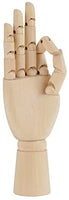Maniquí de mano de madera con dedos flexibles y movibles, maniquí articulado para bocetos, dibujo, hogar, oficina, escritorio, niños, juguetes, regalo - Arteztik
