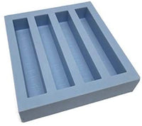 Hobby-CAST - Molde de bloque de 4 cavidades para bolígrafo, fundido, cuchillo, escalas, color fundido. - Arteztik
