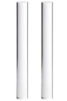 Rodillo de arcilla – Paquete de 2 rodillos de acrílico, barra de arcilla batiente, transparente, cerámica perfecta herramienta de artesanía de arcilla para moldear, alisar, modelar, esculpir 1 x 1 x 8 pulgadas - Arteztik
