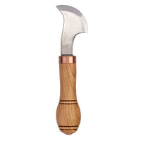 Cuchillo de trabajo de piel. Herramienta principal de cuero con dos bordes afilados – por Stamesky. - Arteztik
