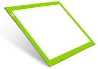 Mesa de luz de trazado ultrafina A4 LED tablero de copia NXENTC almohadilla de luz de dibujo almohadilla brillo ajustable plantilla artista trazado arte mesa de tatuaje verde - Arteztik
