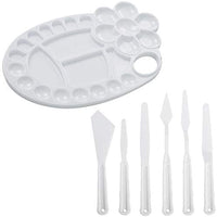 MEEDEN - Juego de 47 piezas de pintura acrílica, kit de pintura acrílica con caballete de madera de haya, pinturas acrílicas de 24 × 0.4 fl oz, 12 pinceles acrílicos y suministros de arte adicionales para artistas, aficionados y principiantes - Arteztik
