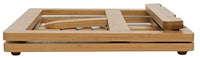 Creative Mark Tao posición de 5 ajustable computadora de madera caballete de mesa de bambú & dibujo Soporte Se Ajusta fácilmente en Mochilas o bolsa bags- Color Natural - Arteztik
