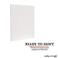 Paquete de 30 paneles de lienzo de 8 x 10 pulgadas de la marca Academy Art Supply - Arteztik
