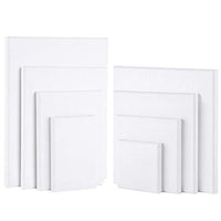URATOT 8 piezas de lienzo en blanco para artistas, varios tamaños, varios paneles de lienzo, creativos paneles de pintura en blanco acrílico, pintura al óleo, tabla de acuarela para pintar - Arteztik
