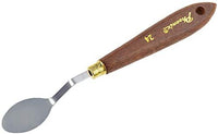 DerBlue Juego de 5 cuchillos de paleta de artista de acero inoxidable, espátula, paleta, cuchillo, rascador de mezcla, herramientas de arte delgadas y flexibles para pintura al óleo, mezcla acrílica, etc. - Arteztik
