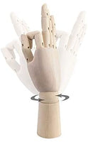 HSOMiD - Figura de mano de madera flexible para hombre, modelo de mano derecha, modelo de mano derecha, para dibujo de dibujo, pintura en casa, oficina, escritorio (12.0 in) - Arteztik
