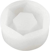 Molde de arcilla de cerámica para hacer bricolaje en plantas suculentas de silicona, molde para jarrón de hormigón, hecho a mano, para tartas, pizzas, gelatinas, microondas y congelador (diamante) - Arteztik
