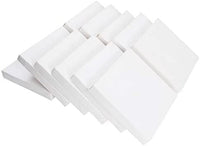 CertBuy Lienzo estirado de 6.0 x 6.0 in, 24 unidades, 100% algodón en blanco para pintura, pintura acrílica, pintura al óleo y medios de arte mojado - Arteztik
