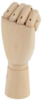 Maniquí de mano de madera con dedos flexibles y movibles, maniquí articulado para bocetos, dibujo, hogar, oficina, escritorio, niños, juguetes, regalo - Arteztik
