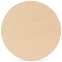 Woodpeckers - Círculos de madera contrachapada (18.0 in, 1/4 de grosor, redondos, 1 paquete de 1 círculo de madera contrachapada de abedul báltico sin terminar para manualidades, - Arteztik

