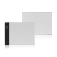 Aibecy - Almohadilla de luz LED A5 para tableta, con 3 niveles de brillo ajustable para trazar dibujos, copiar, ver manualidades, manualidades y pintura de diamante - Arteztik
