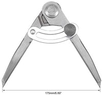 Utoolmart - Herramientas de costura para manualidades de cuero, calibre de espaciado ajustable de acero al carbono, línea de dibujo para manualidades, herramienta de artesanía de cuero, 1 pieza - Arteztik
