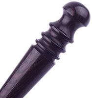 BESTCYC - Juego de 2 herramientas de madera de ébano negro para pulir cuero, madera maciza - Arteztik
